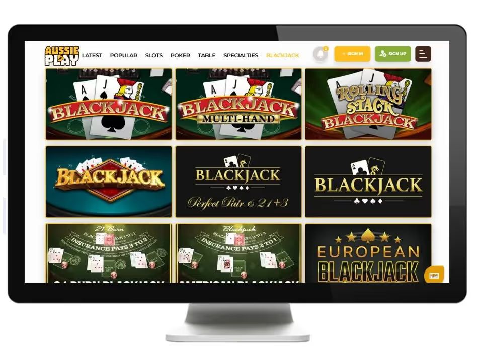 aussie play live casino desktop