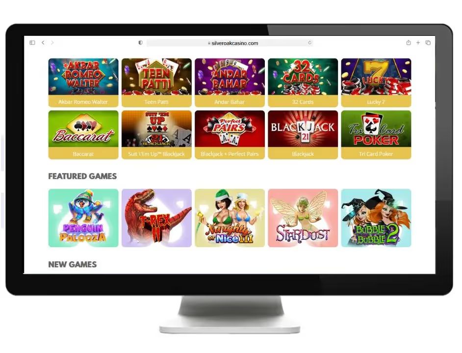 silver oak live casino desktop